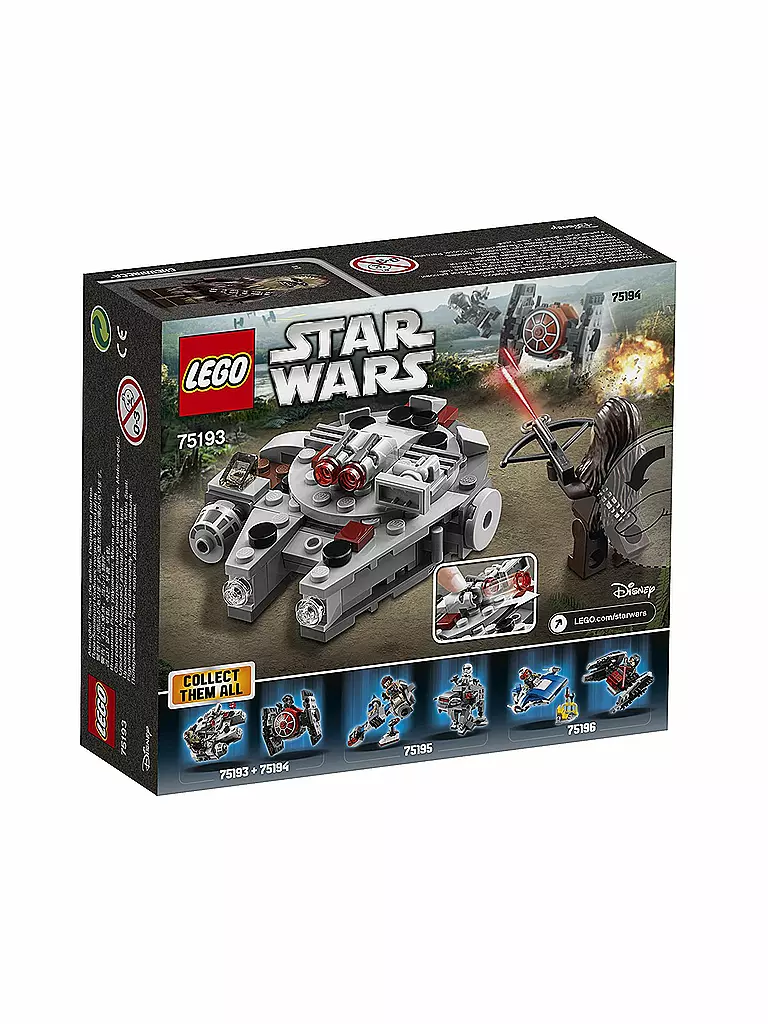 LEGO | Lego Star Wars - Millenium Flacon Microfighter 75193 | transparent