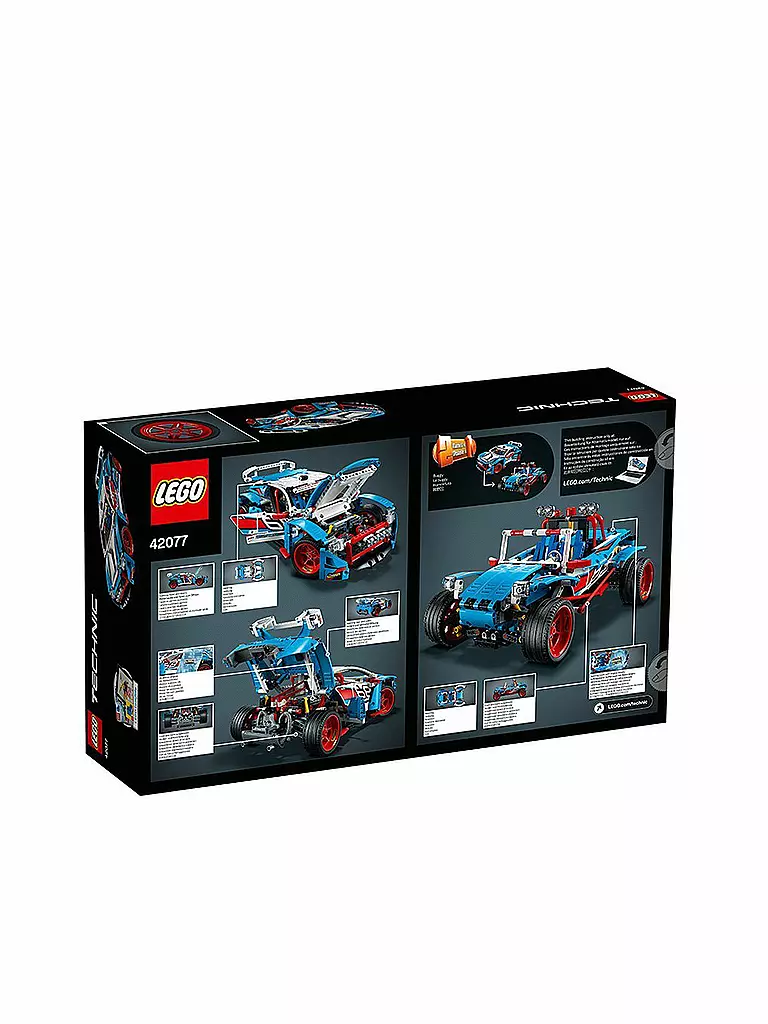 LEGO | Lego Technic - Rallyeauto 42077 | transparent