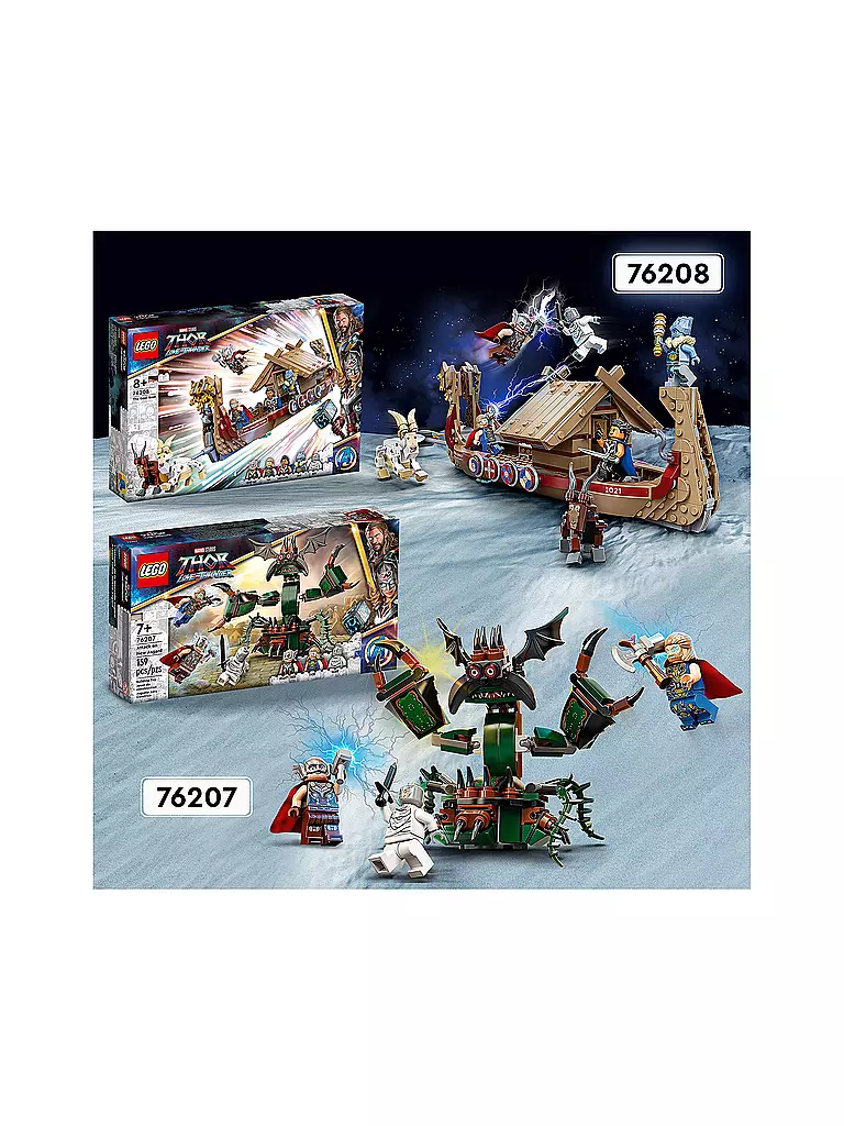 LEGO | Marvel - Angriff auf New Asgard mit 2 Thor-Minifiguren 76207 | keine Farbe