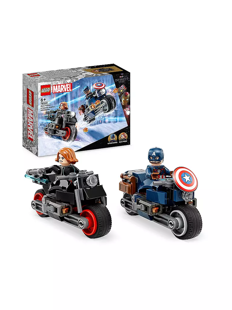 LEGO | Marvel - Black Widows & Captain Americas Motorräder 76260 | keine Farbe