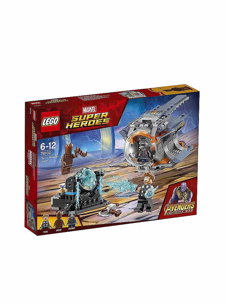 LEGO | Marvel Super Heroes - Thors Waffenmission 76102 | transparent