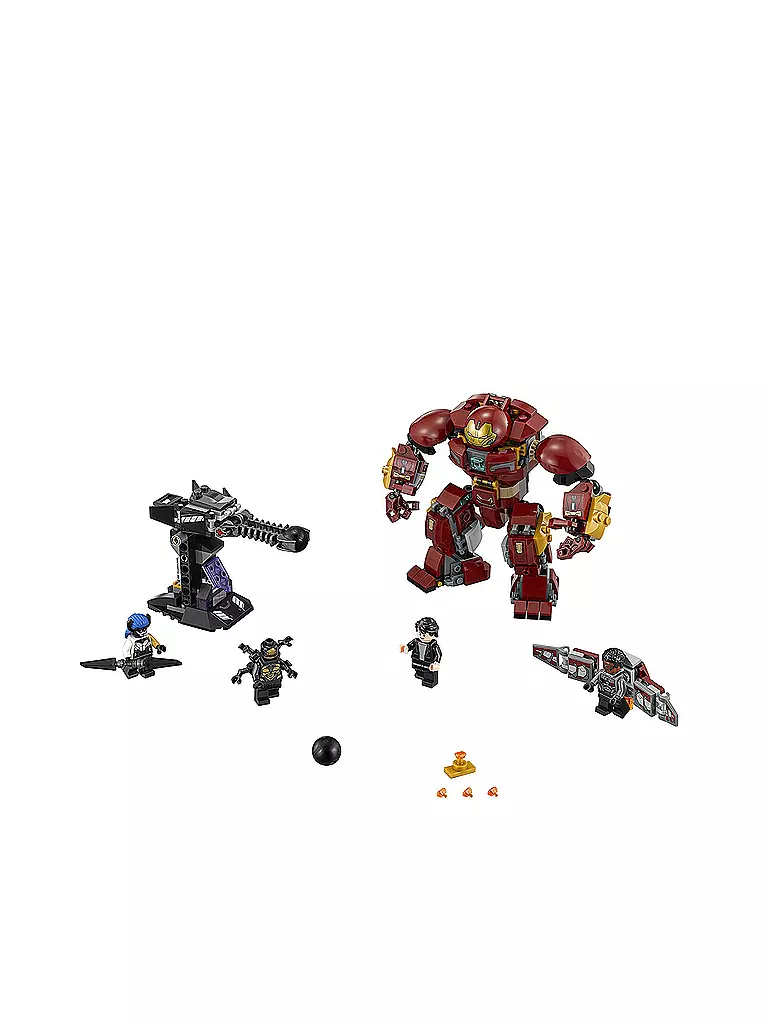 LEGO | Marvel Super Heroes - Zerstörung des Hulkbuster 76104  | transparent