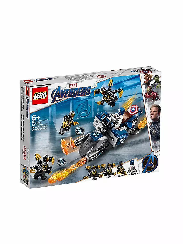 LEGO | Marvel Super Heroes Captain America - Outrider-Attacke 76123 | keine Farbe