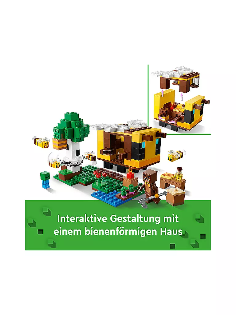 LEGO | Minecraft - Das Bienenhäuschen 21241 | keine Farbe