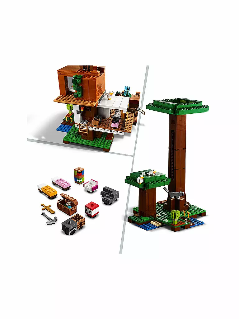 LEGO | Minecraft - Das moderne Baumhaus 21174 | keine Farbe