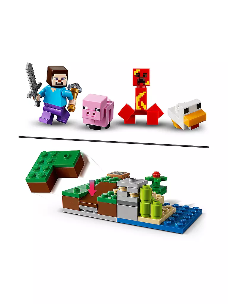 LEGO | Minecraft - Der Hinterhalt des Creeper™ 21177 | keine Farbe