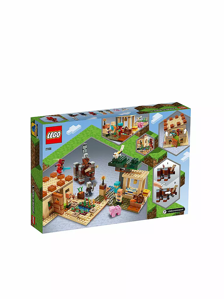LEGO | Minecraft - Der Illager-Überfall 21160 | keine Farbe