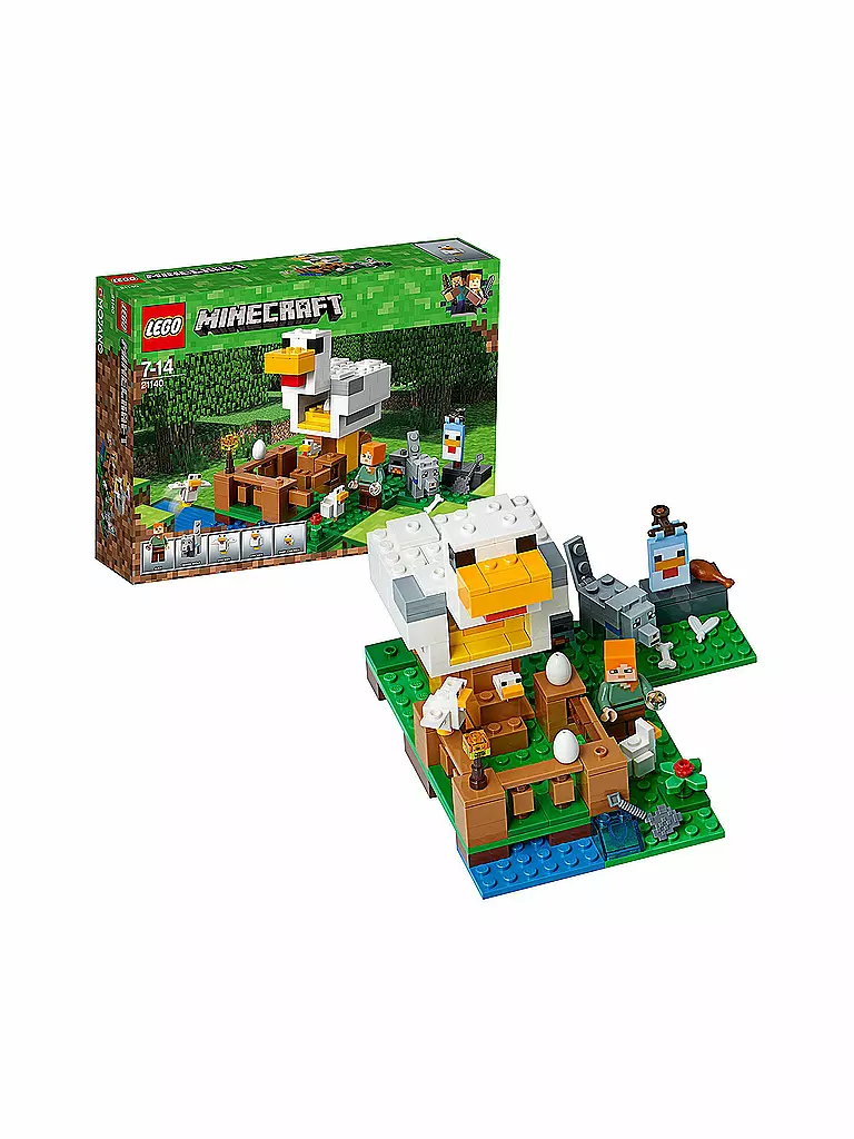 LEGO | Minecraft - Hühnerstall 21140 | transparent