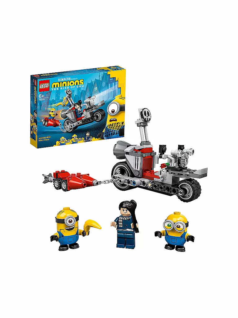 LEGO | Minions Unaufhaltsame Motorrad-Jagd 75549 | keine Farbe