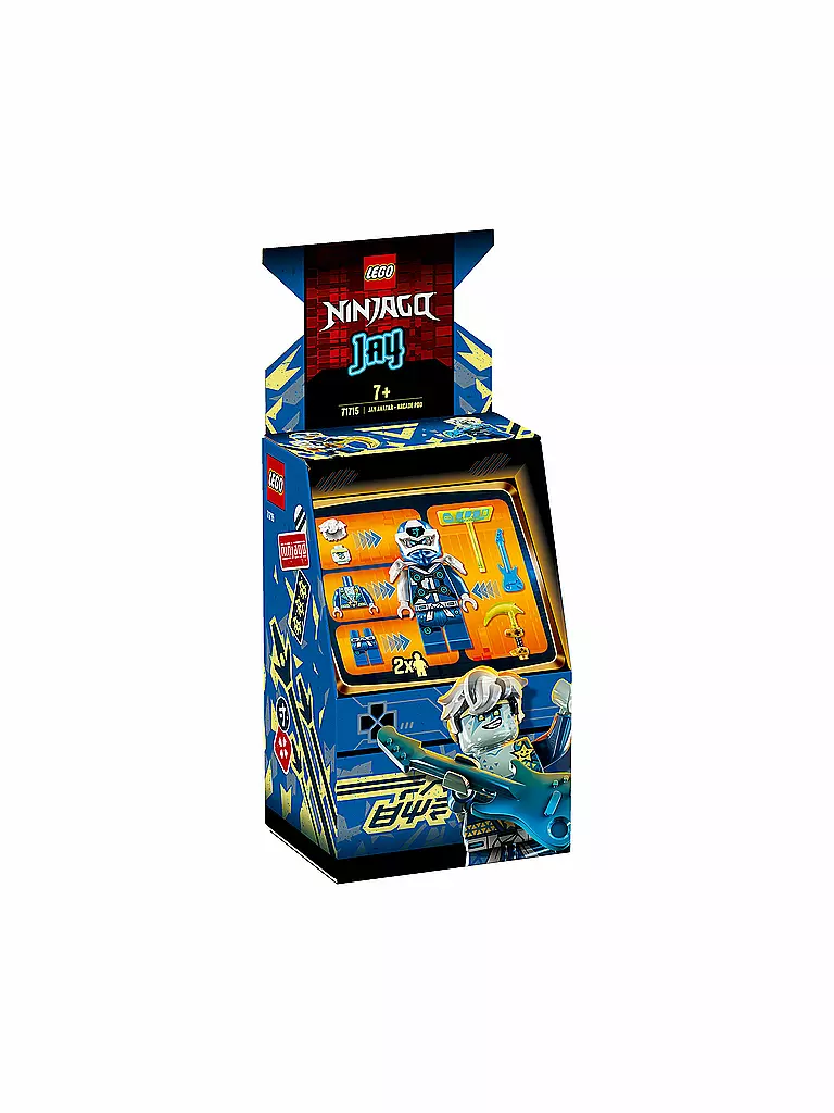 LEGO | Ninjago - Avatar Jay - Arcade Kapsel 71715 | transparent