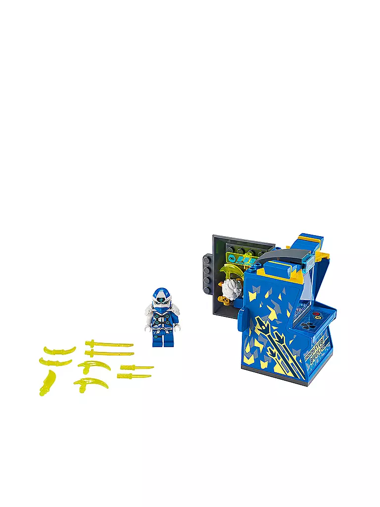 LEGO | Ninjago - Avatar Jay - Arcade Kapsel 71715 | transparent