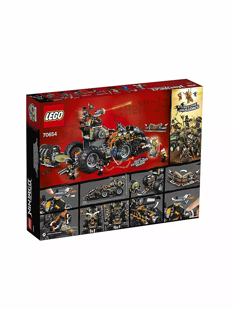 LEGO | Ninjago - Drachen-Fänger 70654 | transparent