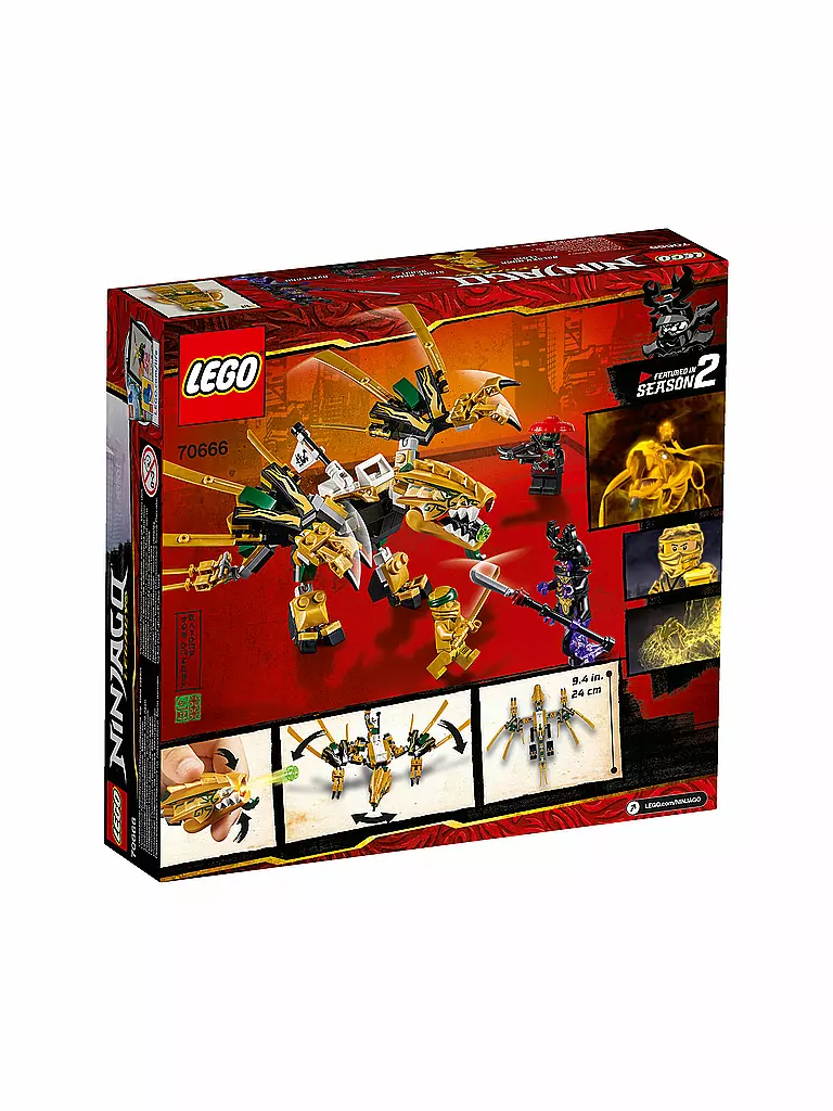 LEGO | Ninjago - Goldener Drache 70666 | 