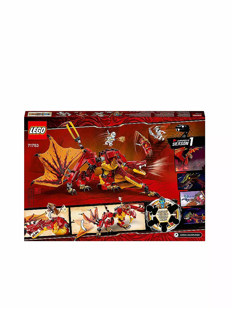 LEGO | Ninjago - Kais Feuerdrache 71753 | keine Farbe