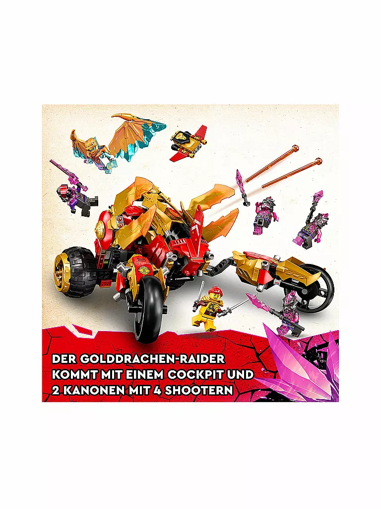 LEGO | Ninjago - Kais Golddrachen-Raider 71773 | keine Farbe