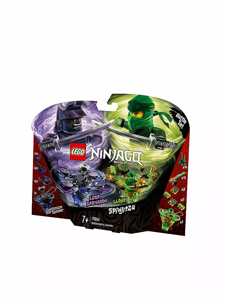 LEGO | Ninjago - Spinjitzu Lloyd vs Garmadon 70664 | transparent