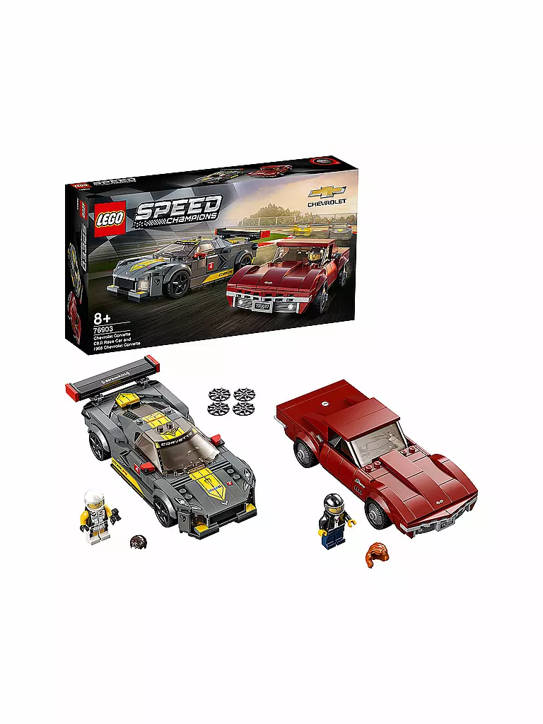 LEGO | Speed Champions - Chevrolet Corvette C8. & 1968 Chevrolet 76903 | keine Farbe