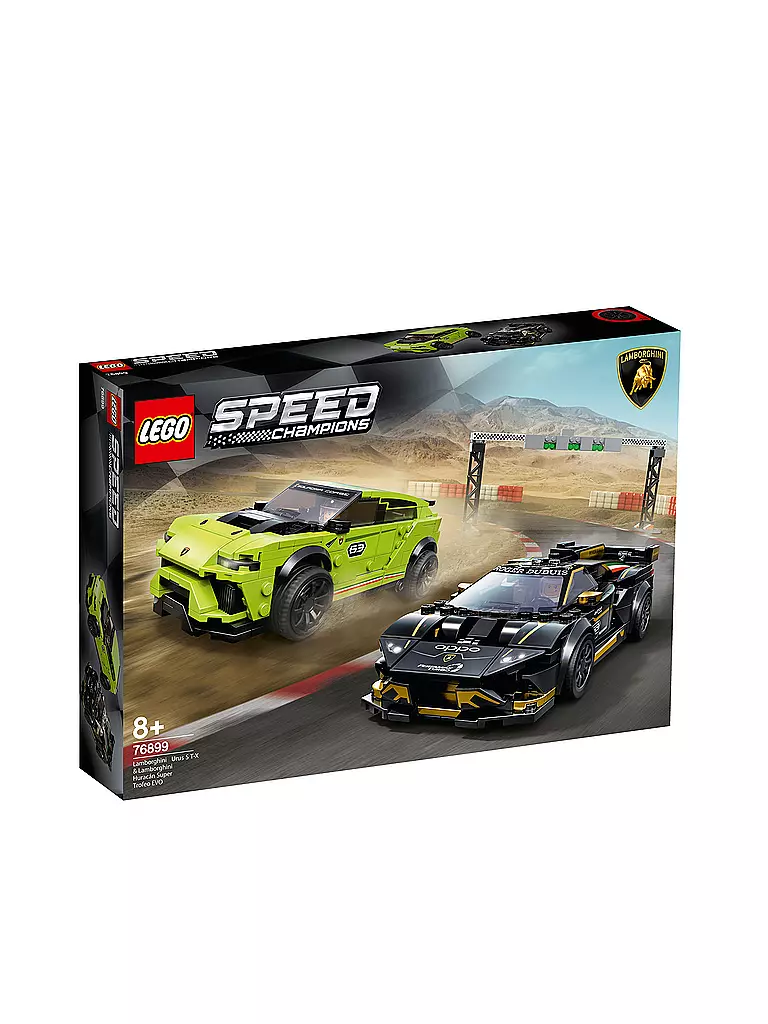 LEGO | Speed Champions - Lamborghini Urus ST-X & Lamborghini Huracán Super Trofeo EVO 76899 | keine Farbe