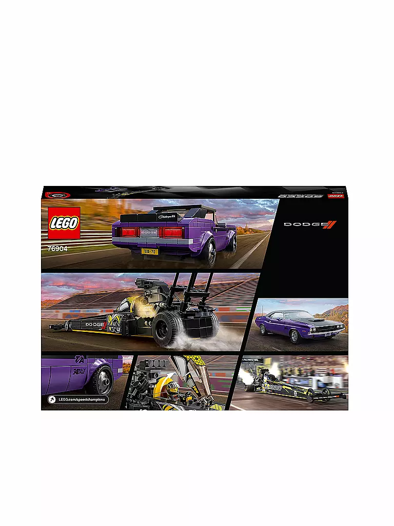 LEGO | Speed Champions - Mopar Dodge//SRT Dragster & 1970 Dodge Challenger 76904 | keine Farbe