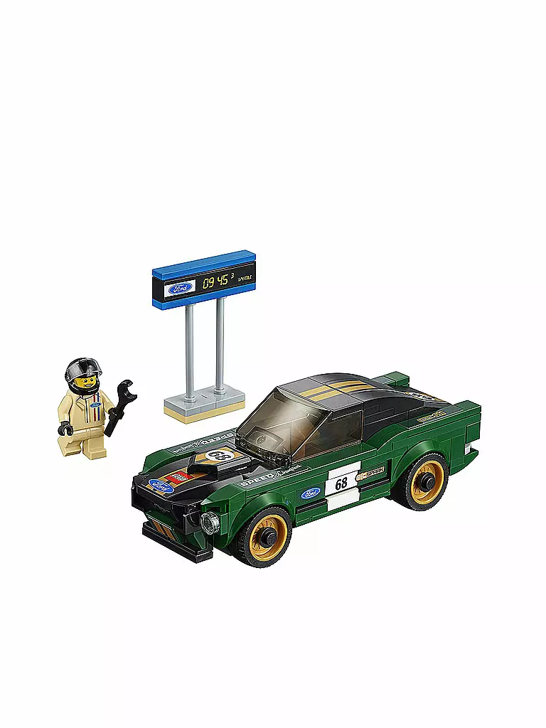 LEGO | Speed Champions 1968 Ford Mustang Fastback 75884 | transparent