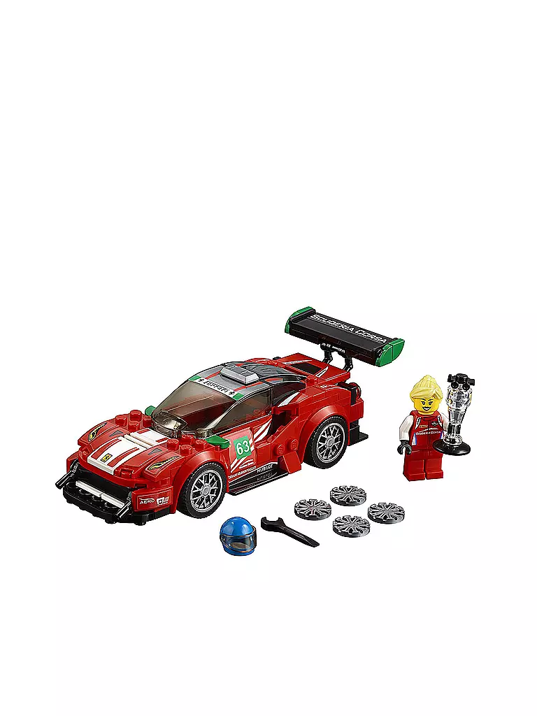 LEGO | Speed Champions Ferrari 488 GT3 "Scuderia Corsa" 75886 | transparent