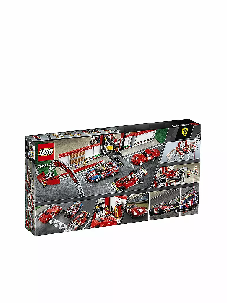 LEGO | Speed Champions Ferrari Ultimative Garage 75889 | transparent