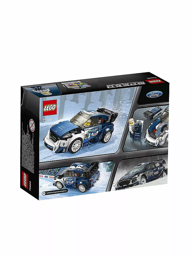 LEGO | Speed Champions Ford Fiesta M-Sport WRC 75885 | transparent