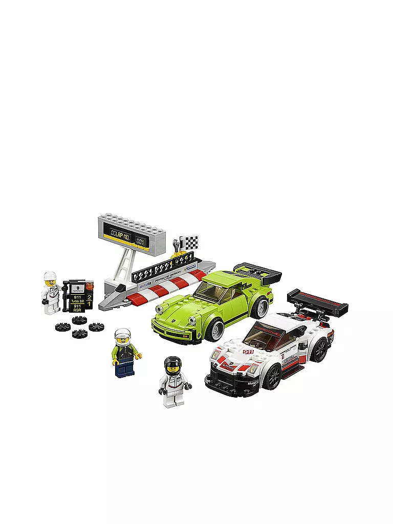 LEGO | Speed Champions Porsche 911 RSR und 911 Turbo 3.0 75888 | transparent