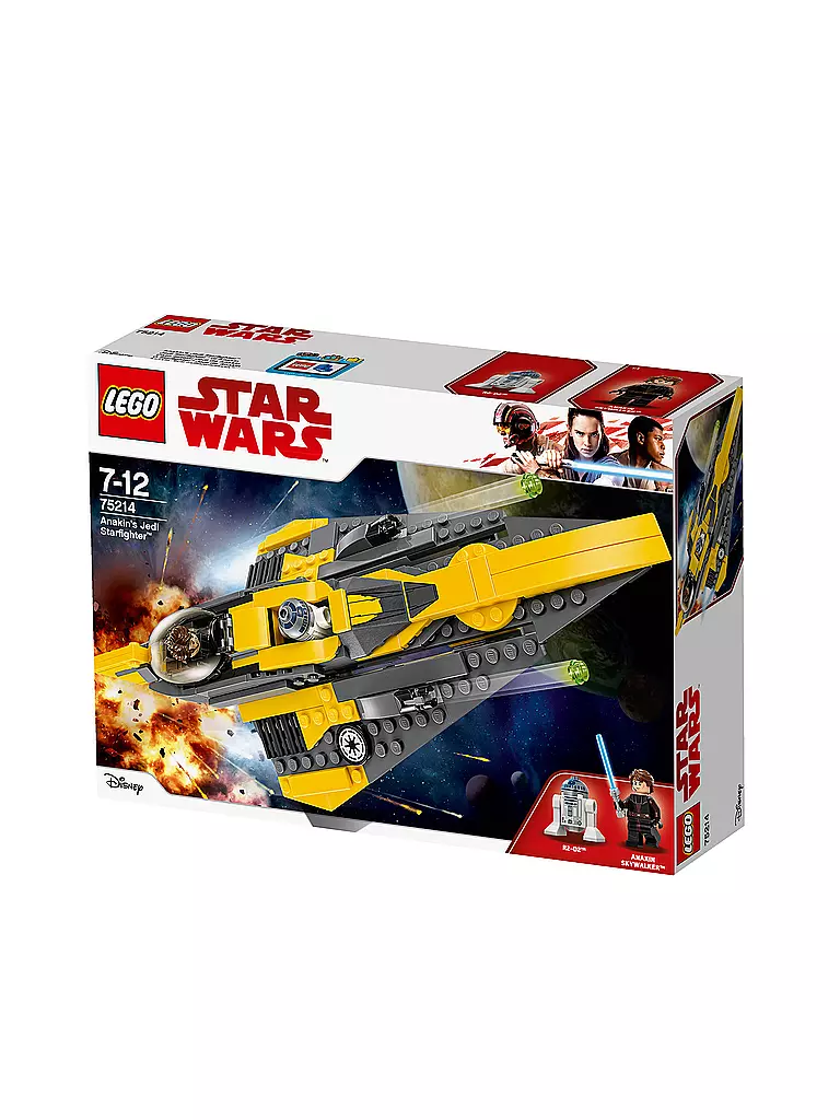 LEGO | Star Wars - Anakin's Jedi Starfighter™ 75214 | transparent