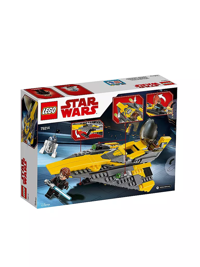 LEGO | Star Wars - Anakin's Jedi Starfighter™ 75214 | transparent