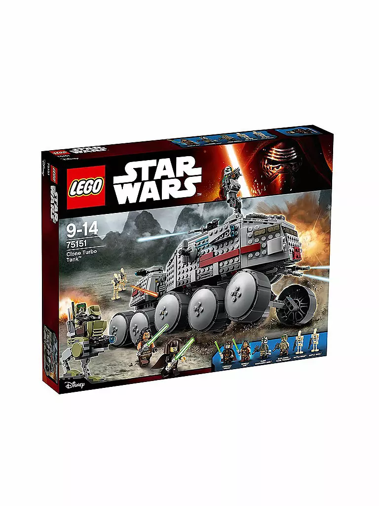 LEGO | Star Wars - Clone Turbo Tank 75151 | transparent
