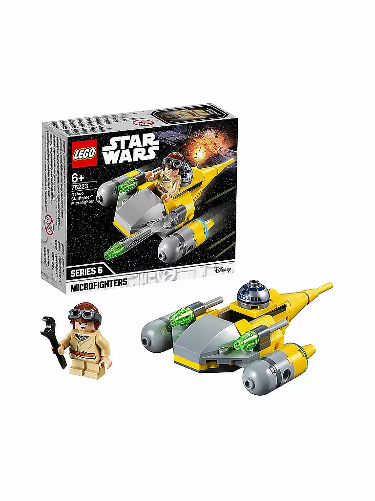 LEGO | Star Wars - Nabo Starfighter Microfighter  75223 | transparent