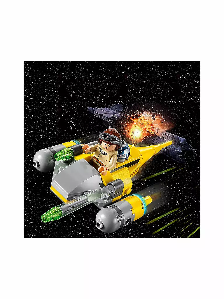 LEGO | Star Wars - Nabo Starfighter Microfighter  75223 | transparent