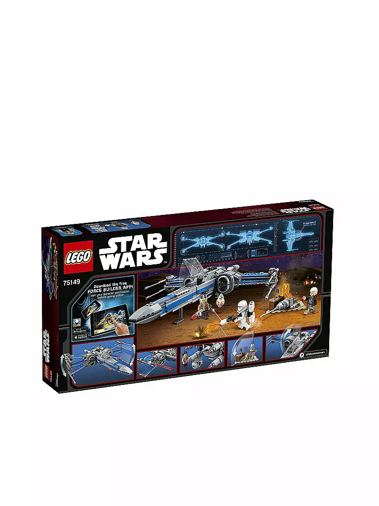 LEGO | Star Wars - Resistance X-Wing Fighter 75149 | transparent