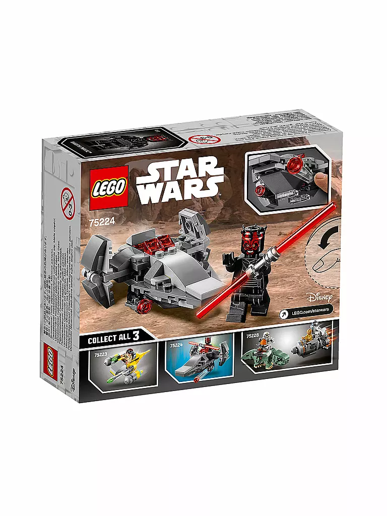 LEGO | Star Wars - Sith Infiltratro MIcrofighter 75224 | transparent