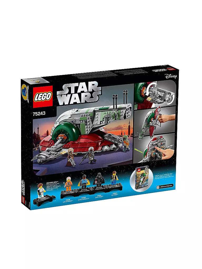 LEGO | Star Wars - Slave I™ – 20 Jahre LEGO Star Wars 75243 | transparent