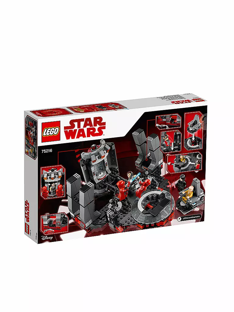 LEGO | Star Wars - Snokes Thronsaal 75216 | transparent