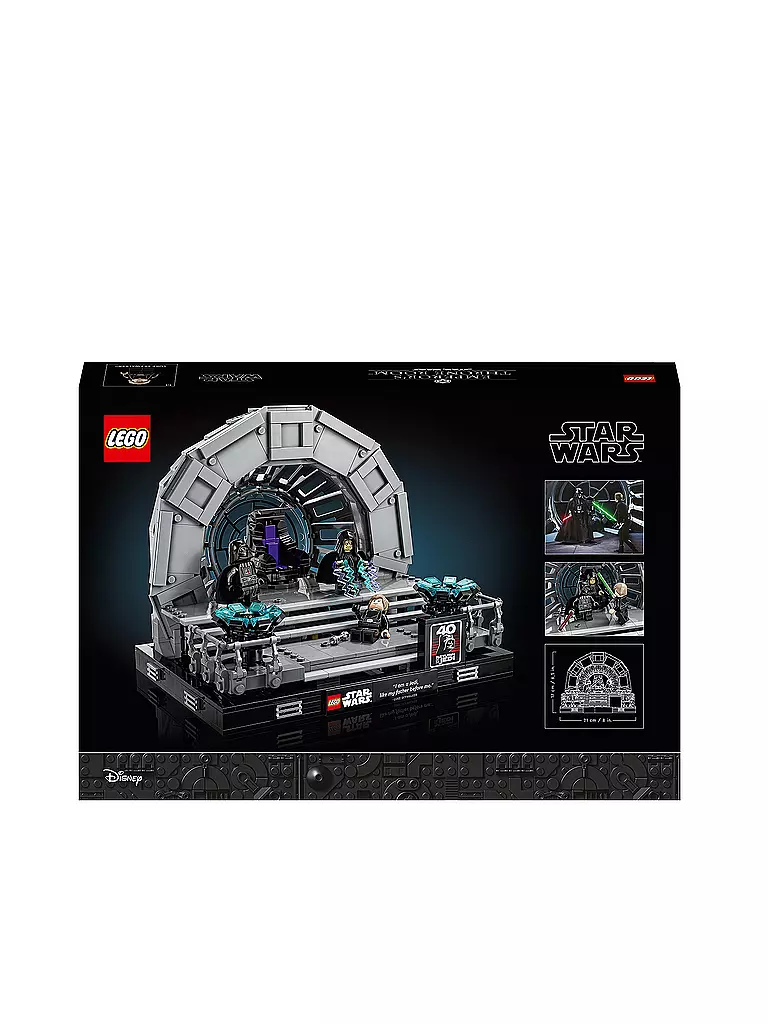 LEGO | Star Wars - Thronsaal des Imperators – Diorama 75352 | keine Farbe