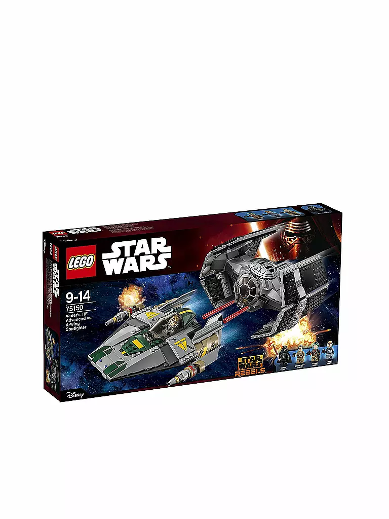LEGO | Star Wars - Vaders Tie Advanced vs. A-Wing Starfighter 75150 | 