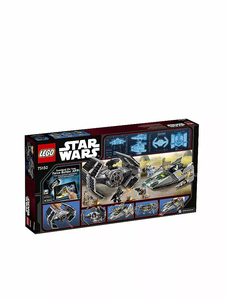 LEGO | Star Wars - Vaders Tie Advanced vs. A-Wing Starfighter 75150 | 