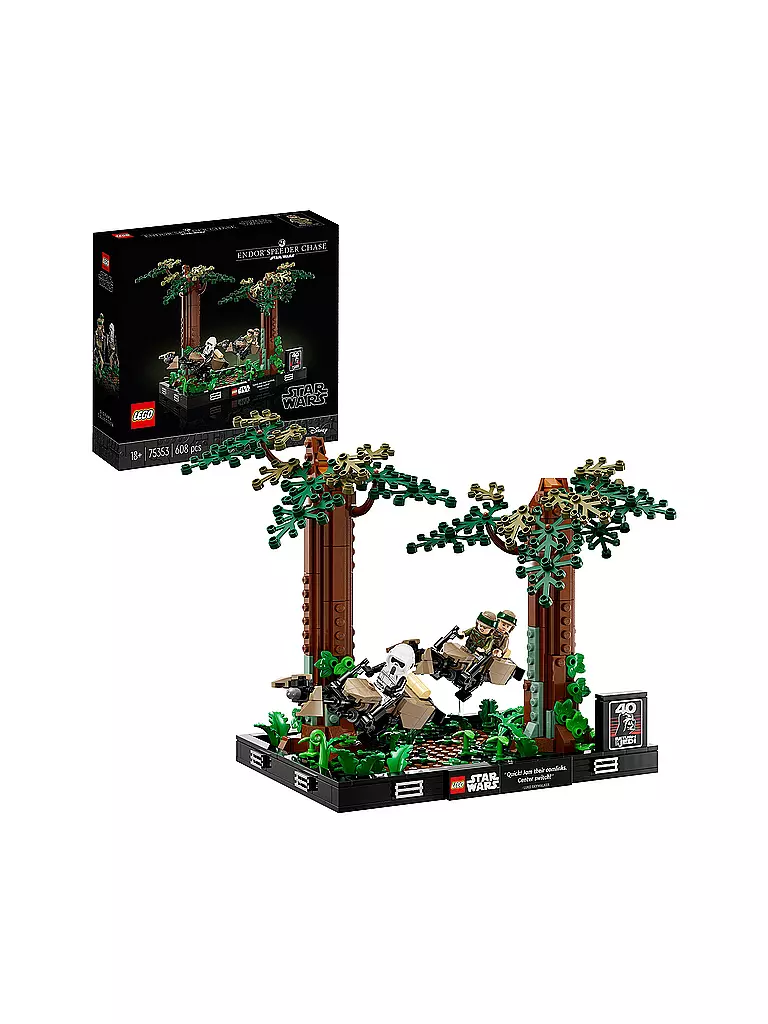 LEGO | Star Wars - Verfolgungsjagd auf Endor – Diorama 75353 | keine Farbe