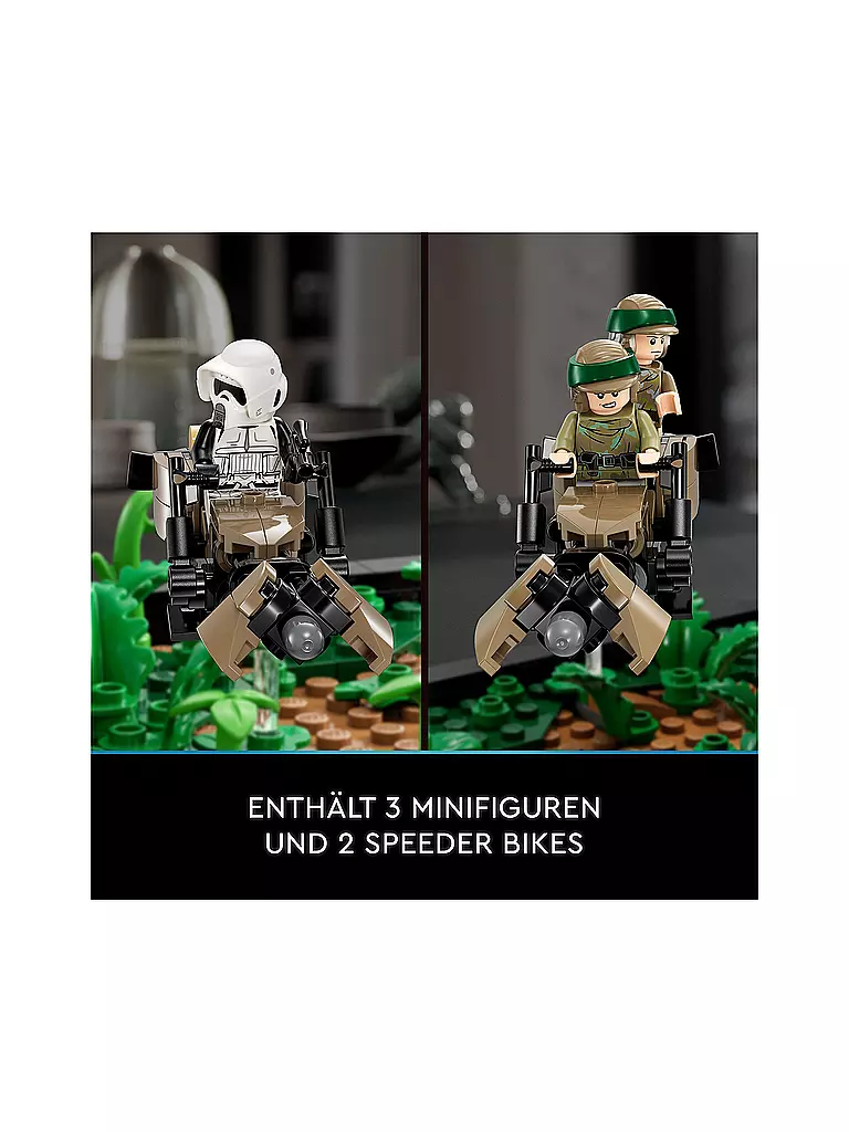 LEGO | Star Wars - Verfolgungsjagd auf Endor – Diorama 75353 | keine Farbe