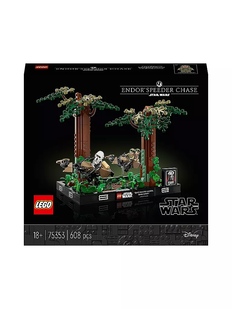 LEGO | Star Wars - Verfolgungsjagd auf Endor – Diorama 75353 | keine Farbe