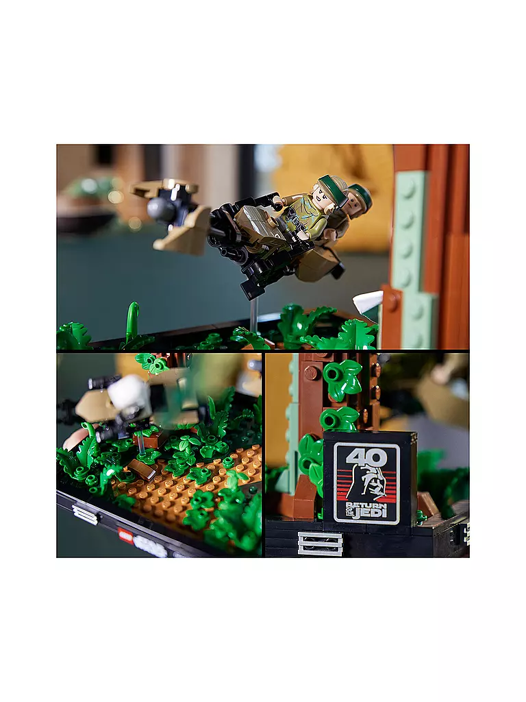 LEGO | Star Wars - Verfolgungsjagd auf Endor – Diorama 75353 | keine Farbe