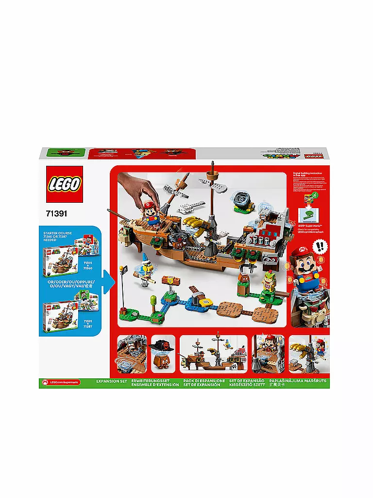 LEGO | Super Mario™ - Bowsers Luftschiff – Erweiterungsset 71391 | keine Farbe