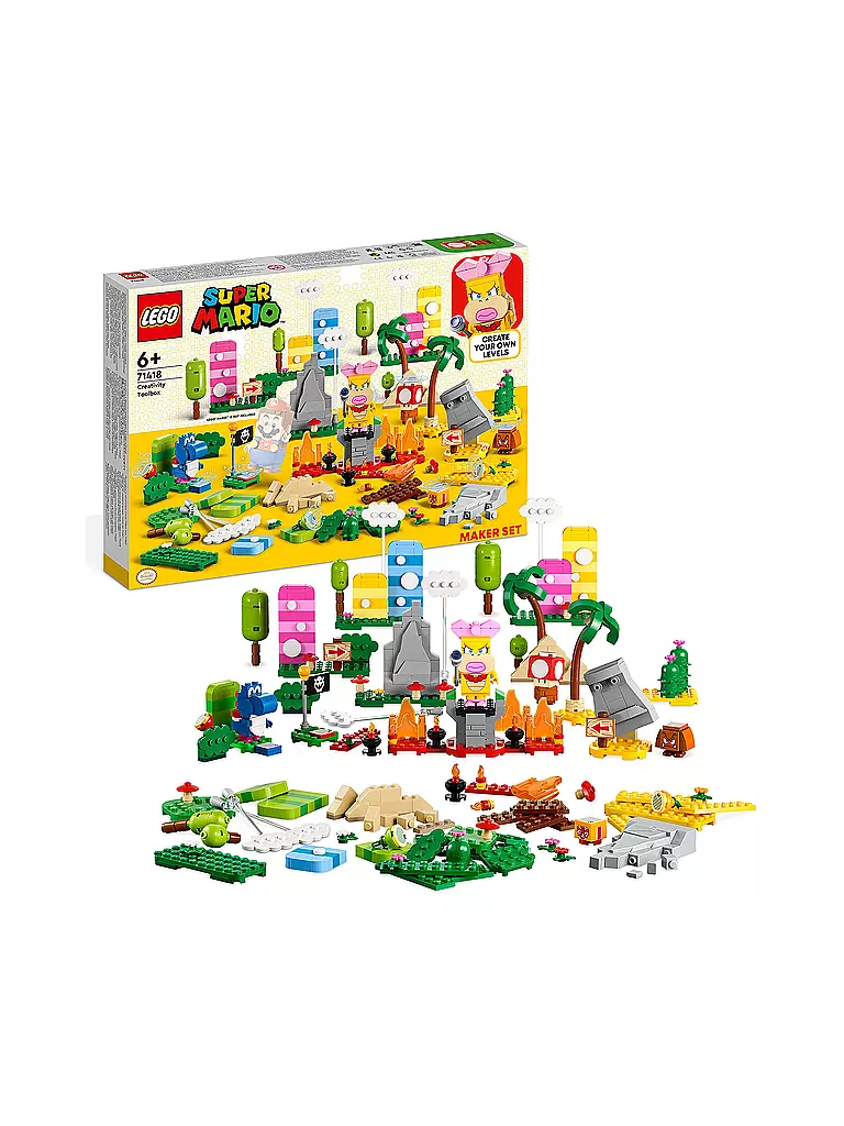 LEGO | Super Mario™ - Kreativbox – Leveldesigner-Set 71418 | keine Farbe