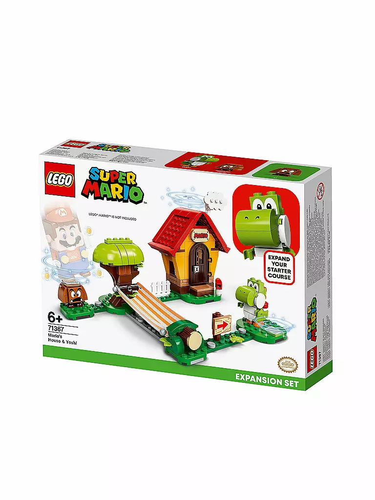 LEGO | Super Mario™ - Marios Haus und Yoshi – Erweiterungsset 71367 | keine Farbe