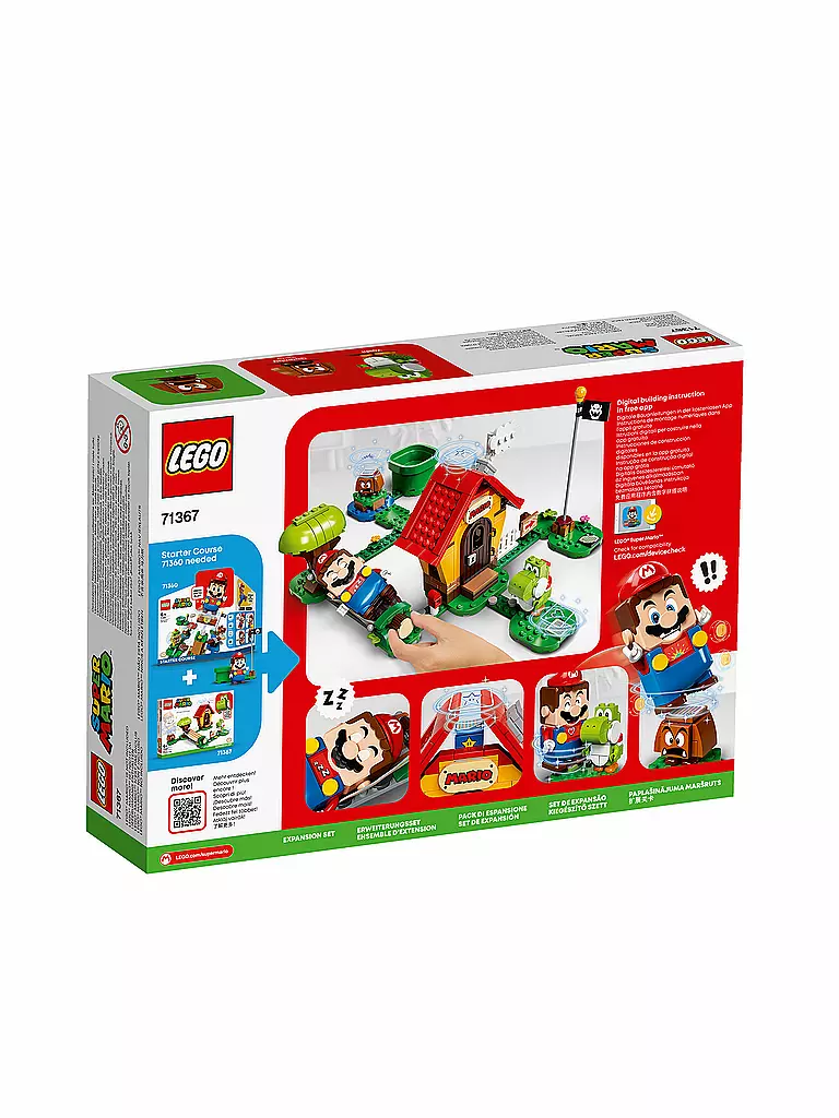 LEGO | Super Mario™ - Marios Haus und Yoshi – Erweiterungsset 71367 | keine Farbe