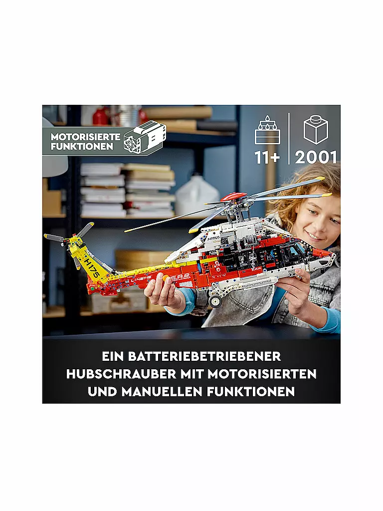 LEGO | Technic - Airbus H175 Rettungshubschrauber 42145 | keine Farbe
