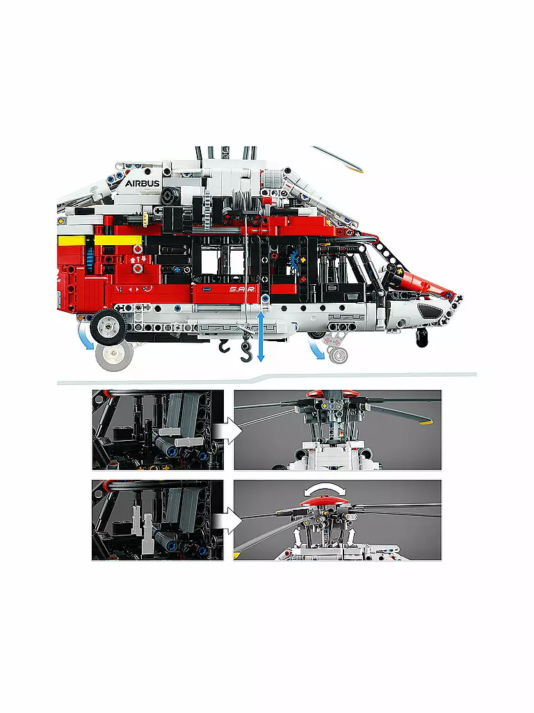 LEGO | Technic - Airbus H175 Rettungshubschrauber 42145 | keine Farbe